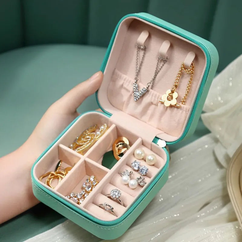 Jewellery Storage Box leather Jewelry Stand Earrings – photo 2