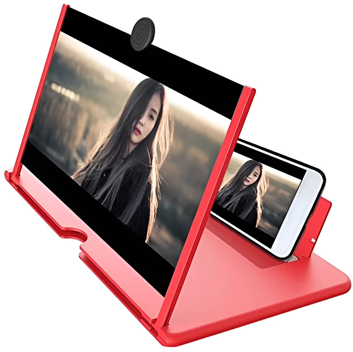 F3 Mobile Screen Magnifier | Magnify the mobile Screen for large display - 8 inch (Random color )