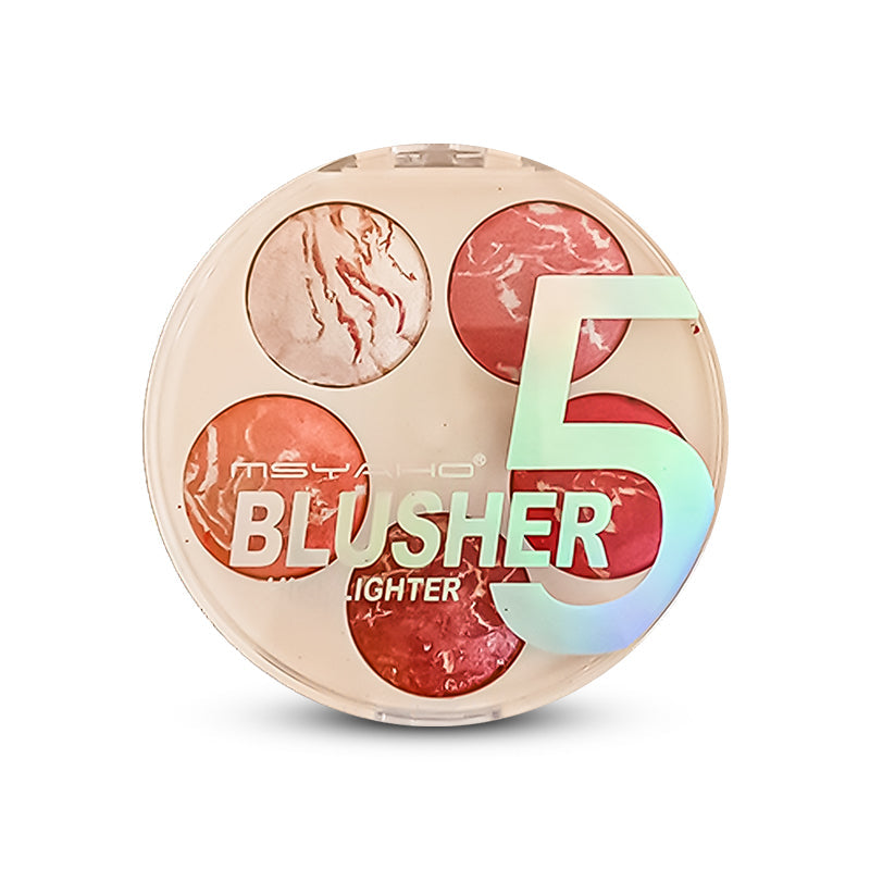 5-in-1 MSYAHO Professional Makeup Palette �3D Highlighter, Blusher, Contour, Bronzer &amp; Illuminator All-in-One Kit
