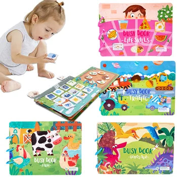 Busy Book, Quiet Book, Toddler Busy Book – photo 1