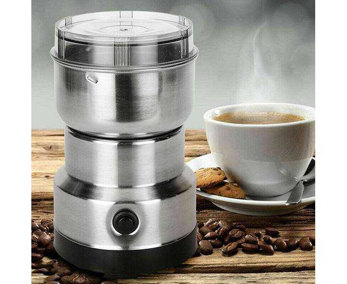 MULTI PURPOSE ELECTRIC COFFEE GRINDER AUTOMATIC COFFEE SPICE BEAN GRINDER STAINLESS STEEL RAF - 150Watts
