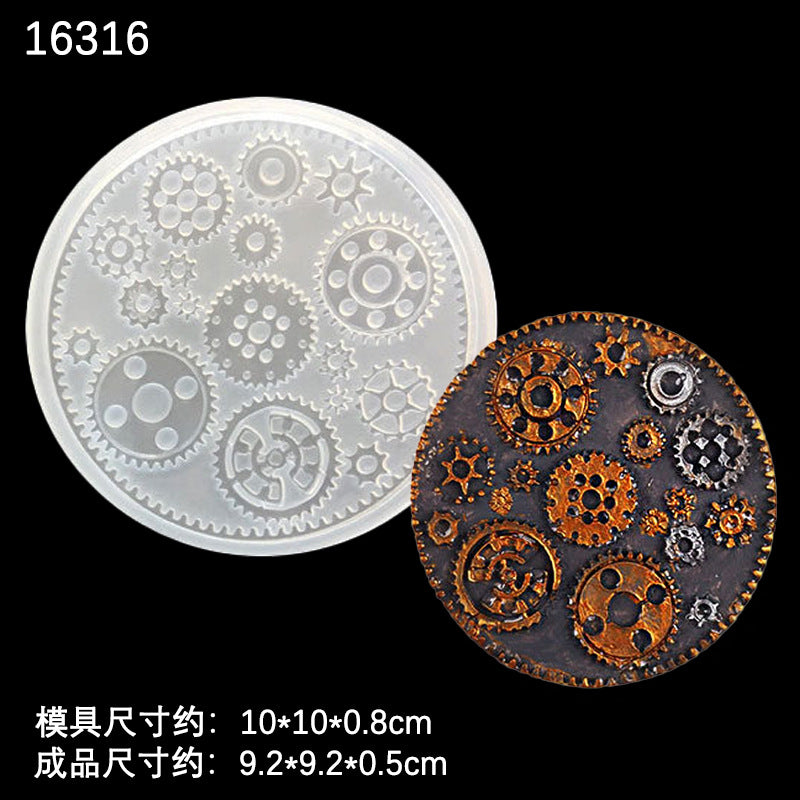 Premium Silicone Gear Molds for DIY Crafts Pakistan