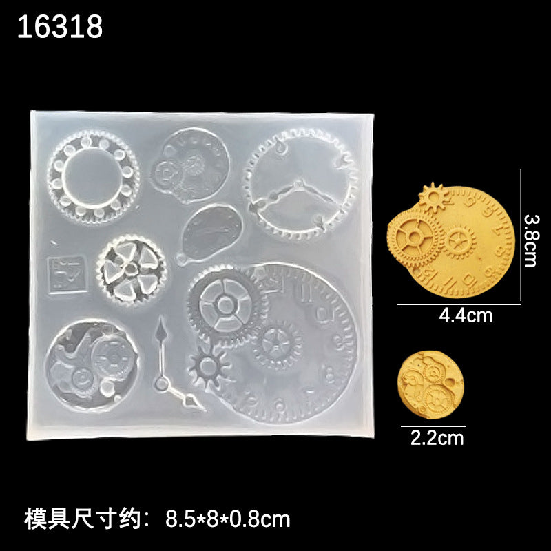 Premium Silicone Gear Molds for DIY Crafts Pakistan