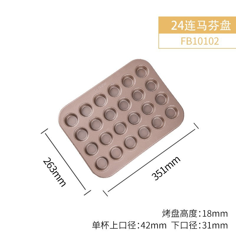 Non-stick Muffin Tray Heavy Steel Carbon Steel