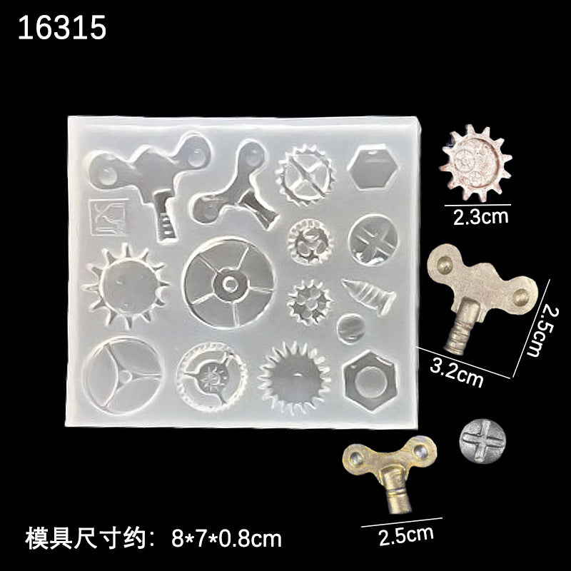 Premium Silicone Gear Molds for DIY Crafts Pakistan