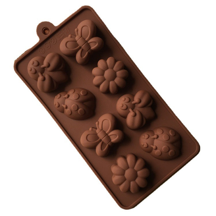 Silicone Mold for Baking & Gifts - Bee Butterfly Flower Design