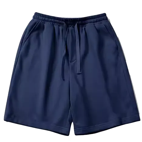 Men? Navy Blue Jersey Shorts �Comfortable Casual Wear - M