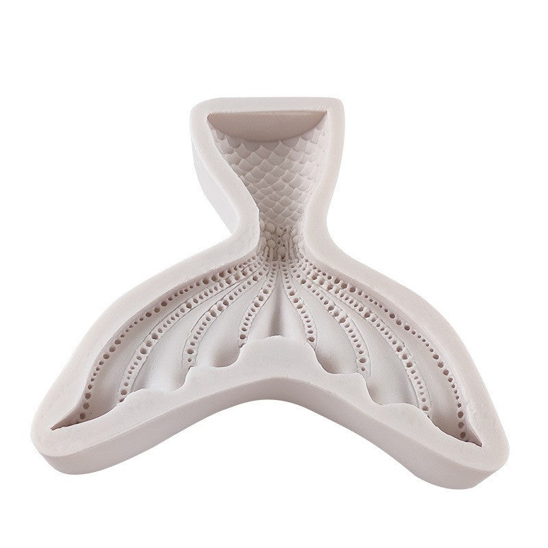 Mermaid Tail Ice Mold for Drinks & Desserts