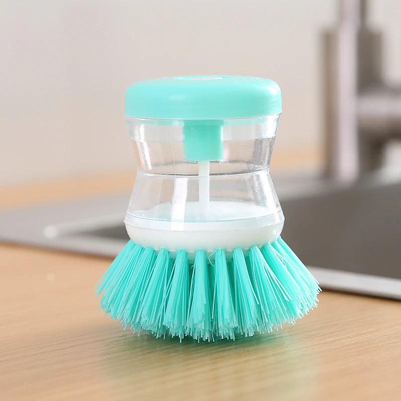 Budget-Friendly Mini Kitchen Liquid Dish Cleaning Brush