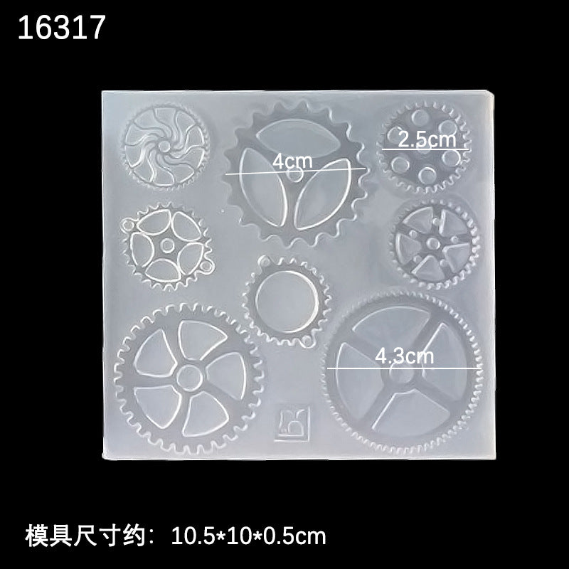 Premium Silicone Gear Molds for DIY Crafts Pakistan