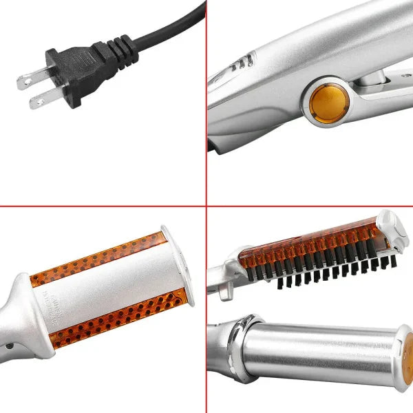 Professional Hair Straightening Iron Curling Iron Straightener – photo 2