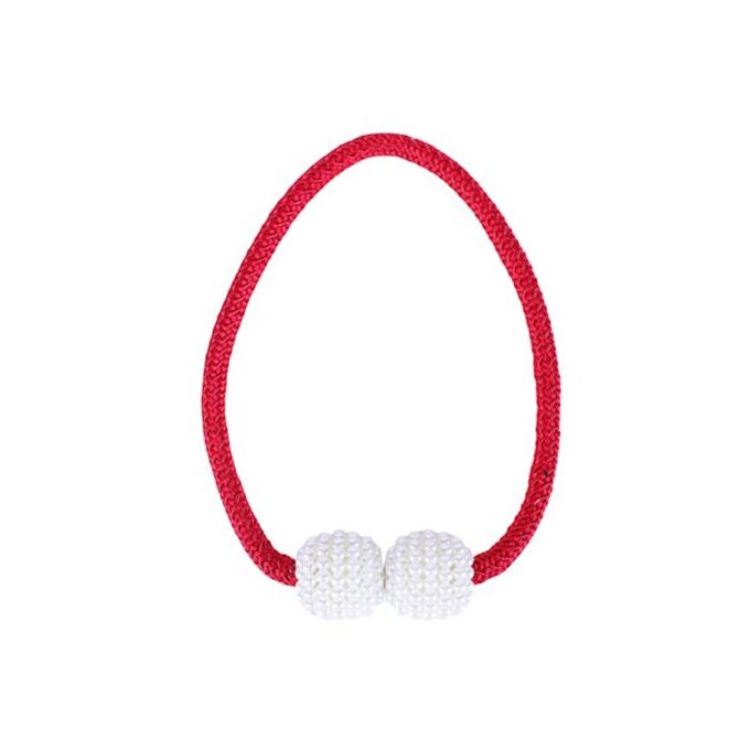 Curtain Buckle Magnetic Clip Bead Curtain Tie back Hanging Ball Curtain (1 pair) - (random color)