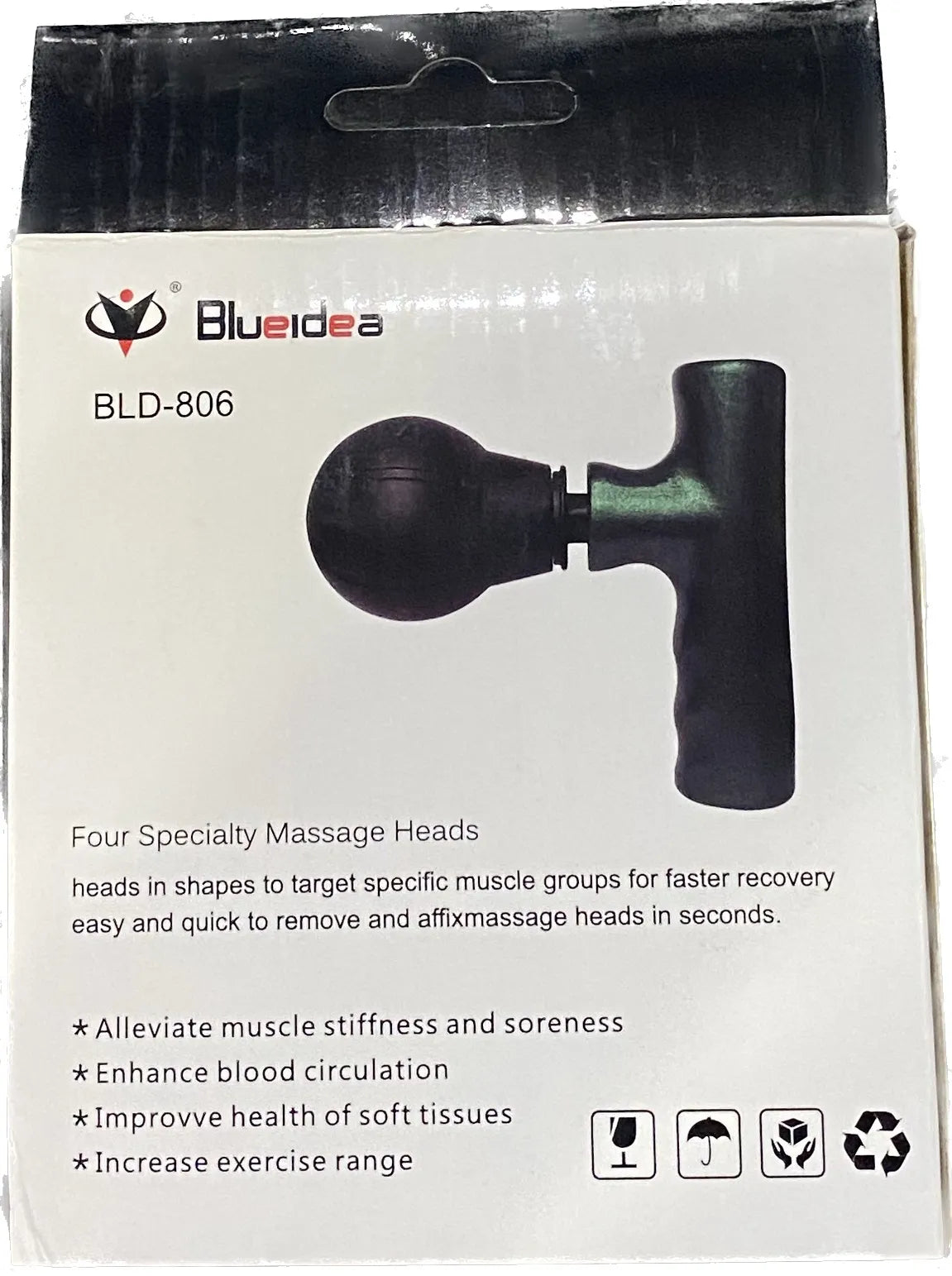 Black Mini Facial Gun �Portable Deep Muscle & Face Massager for Gym and Home Use