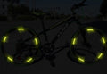 (20pcs) Wheel center reflective stickers Stripe | wheel hub sticker for Car, bicycle, motorcycle | car warning sticker (Random colors)