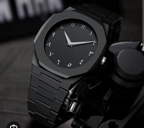Full BLACK AURA Quartz Watch �Lightweight Design, , Premium Quality &amp; Finish - Best Quality Analog Watch For Boys - Watch For Men | Full Black Color Watch - Without Box