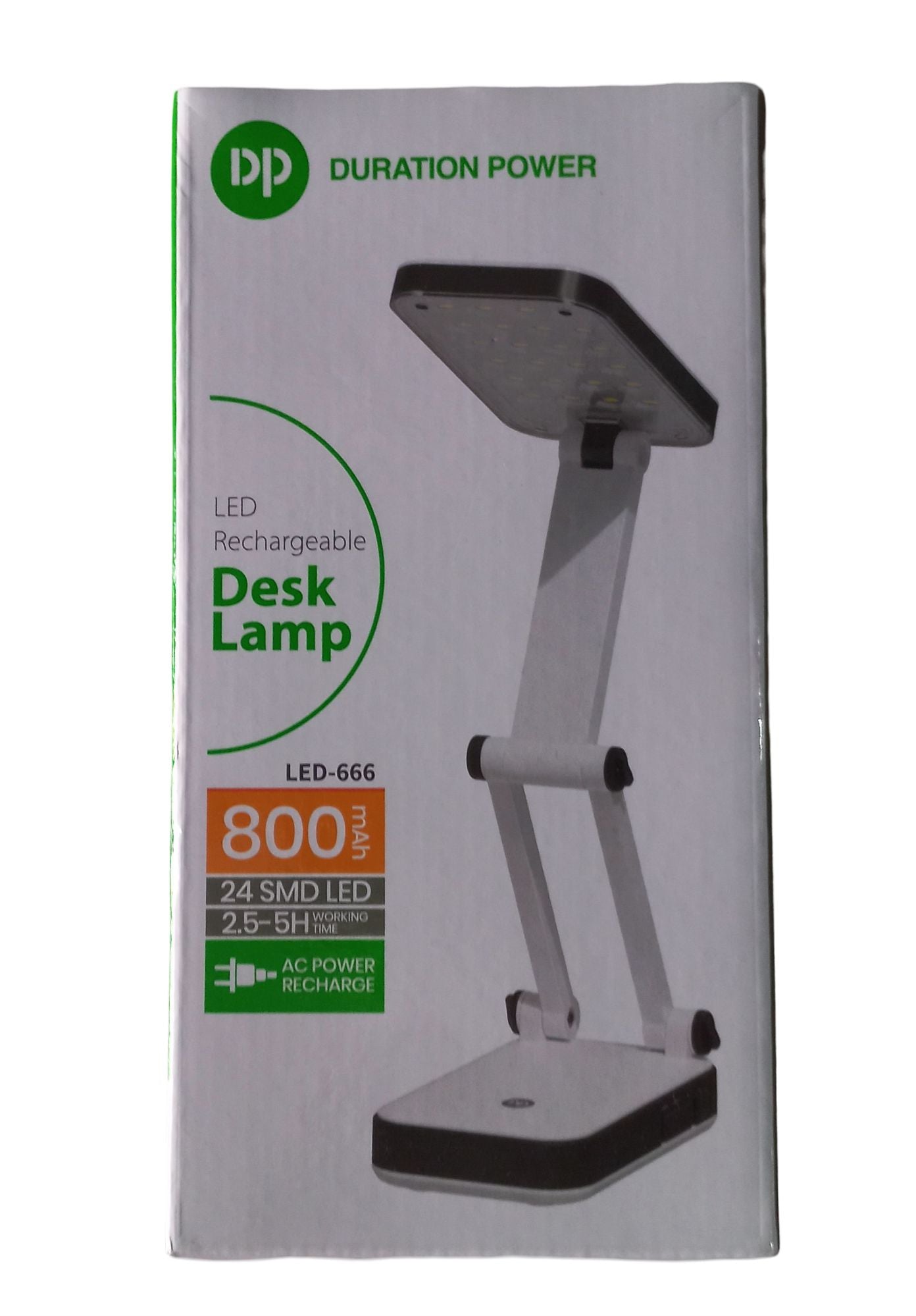 DP LED 666 - Portable Folding LED Desk Lamp with Adjustable Brightness �Travel-Friendly Study &amp; Reading Light