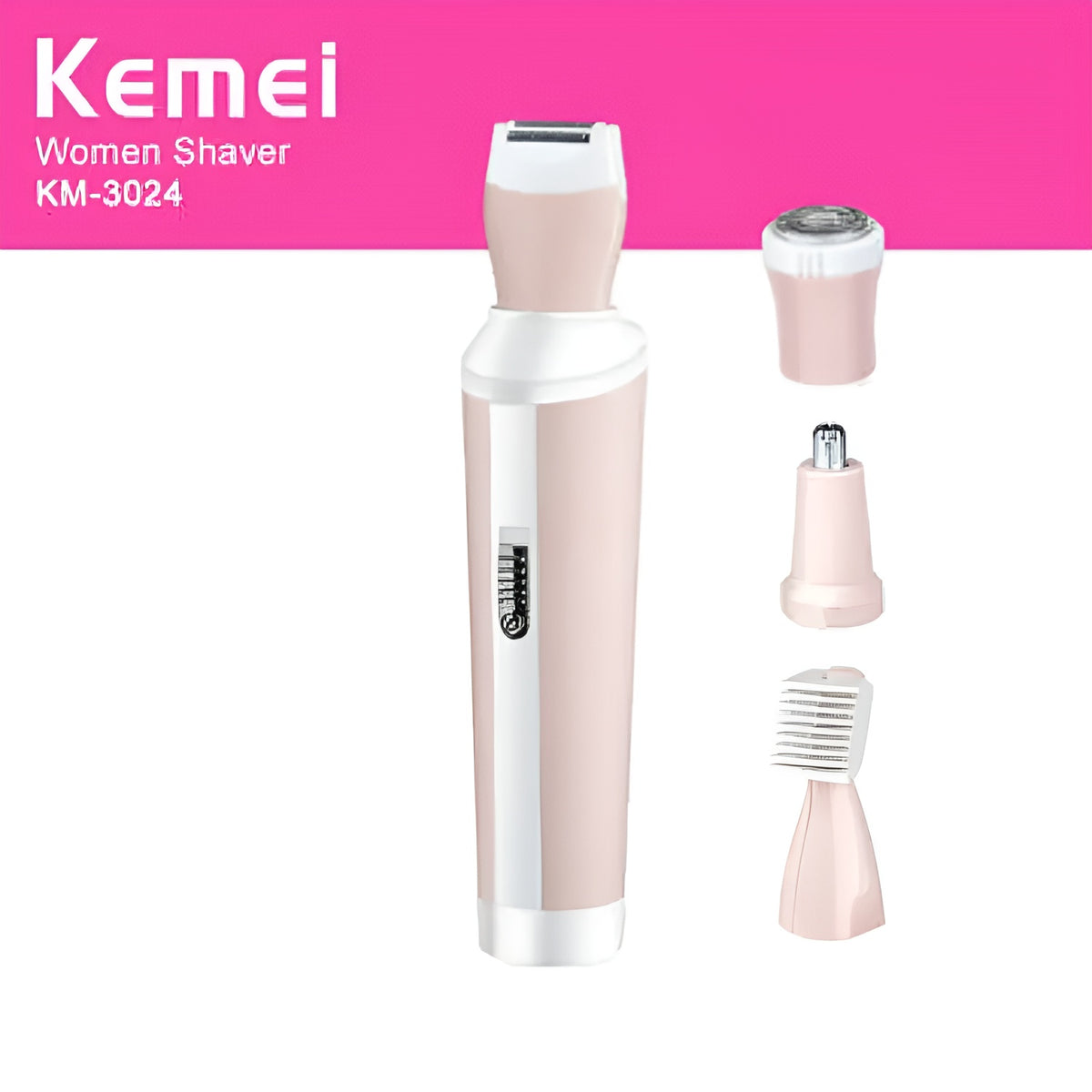 Kemei 4 in 1 Rechargeable Hair Remover – photo 3