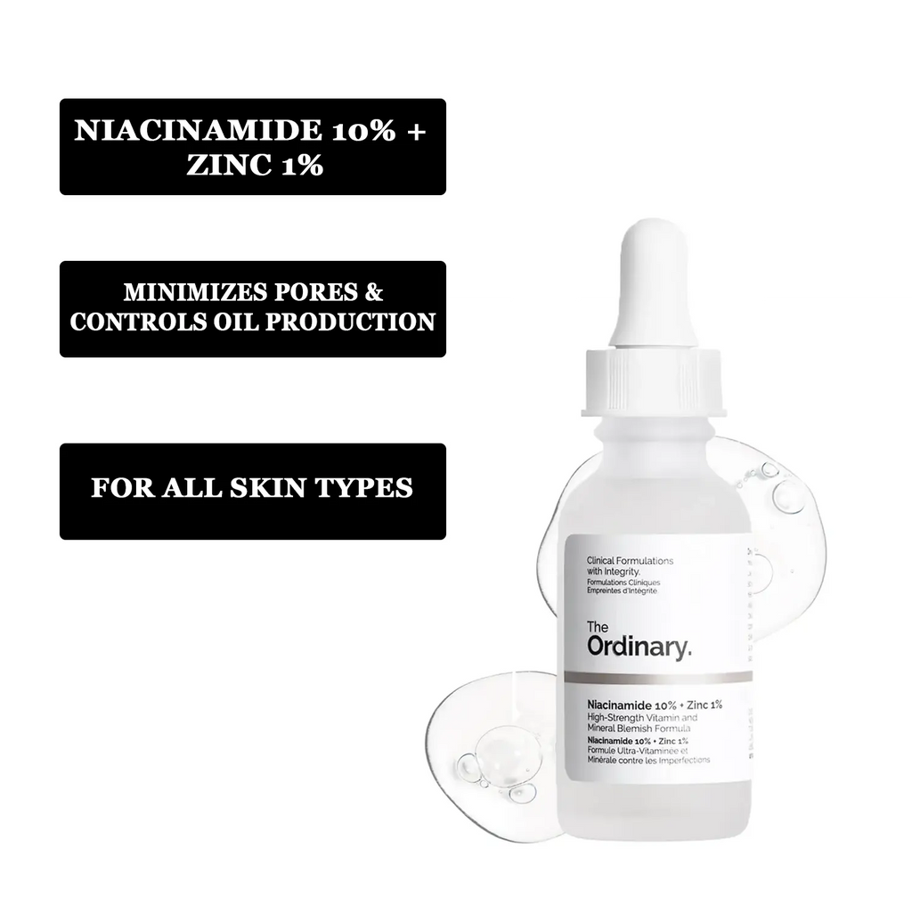 The Ordinary Niacinamide Serum 10% + Zinc 1% Supersize Serum 30ML | Best Quality Serum 30ML