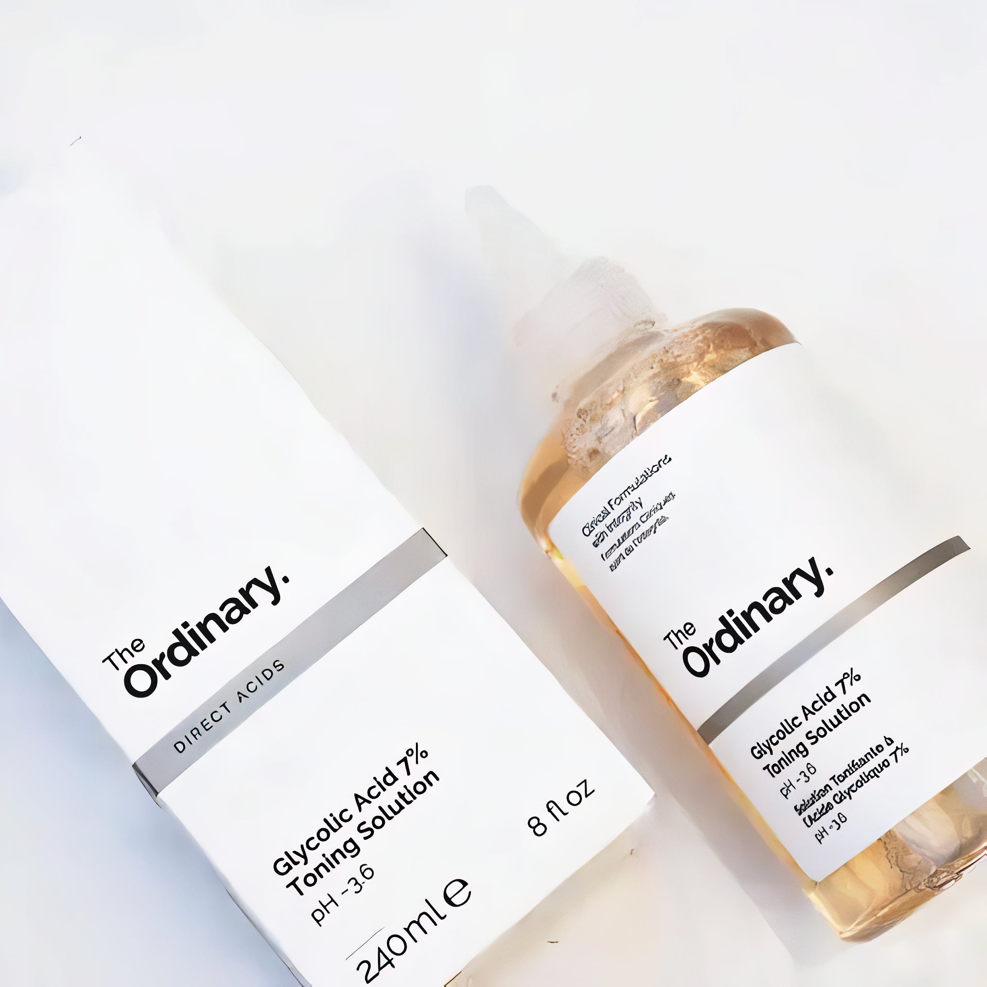 The Ordinary Glycolic Acid 7% Toning Solution �Exfoliating Face Toner for Radiant Skin, Removes Dead Skin Cells, Brightens &amp; Smoothens, 240ml