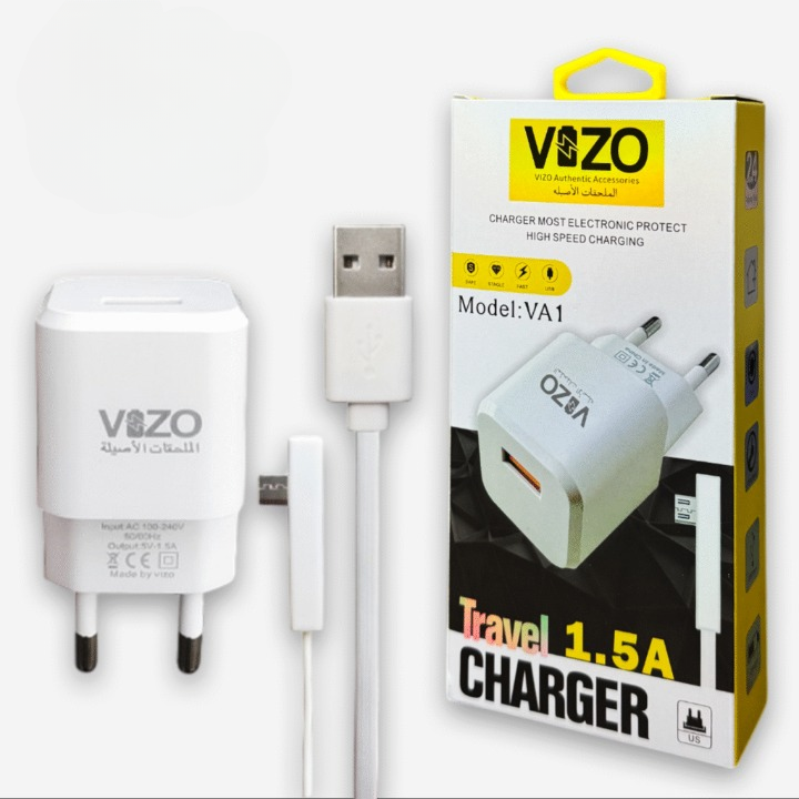 Va1 Micro Charger | Vizo VA1 Charger Micro USB Charger | Android Charger | Mobile Phone Charger - 1.5A Output Charger