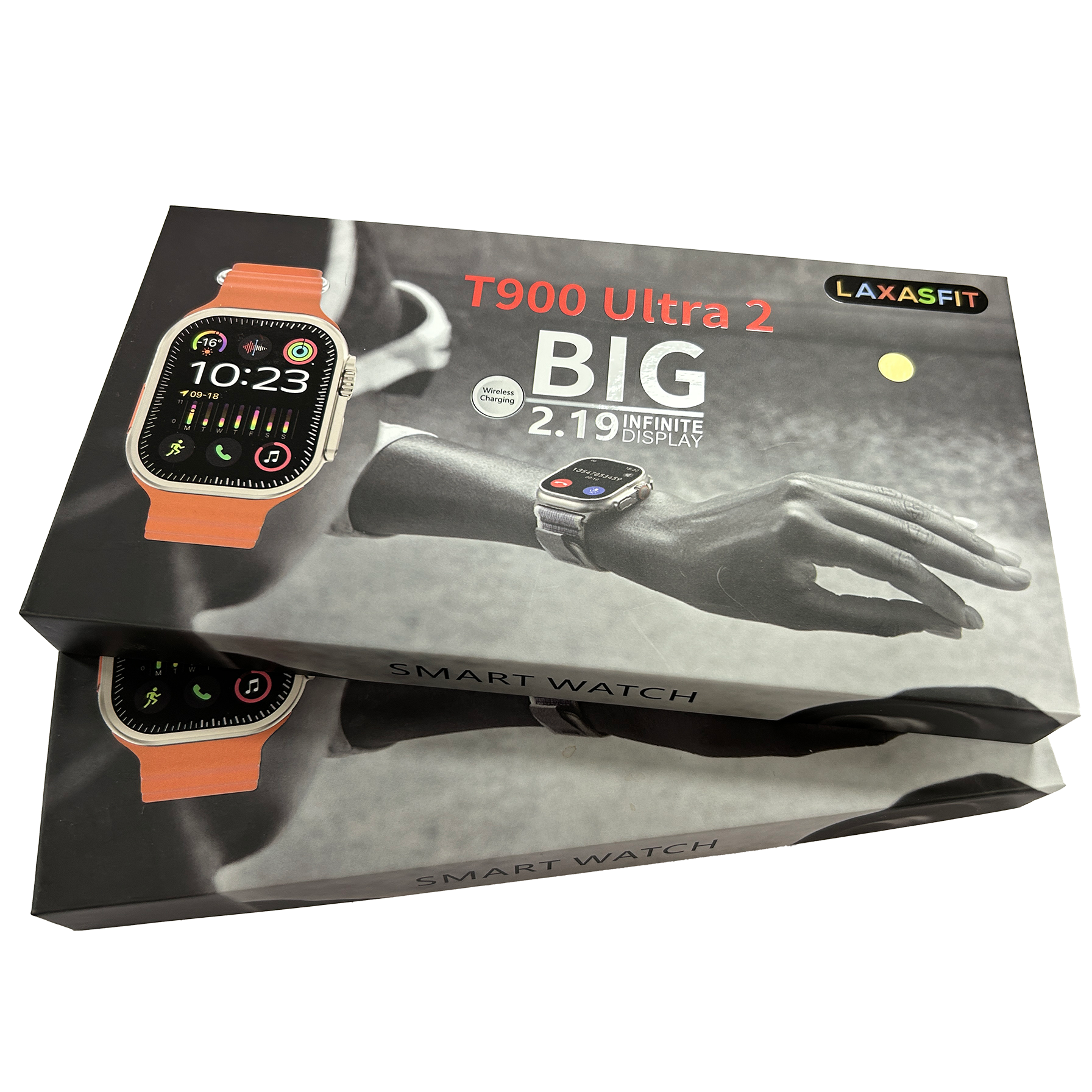 T900 Ultra 2 Series 9 2.19 Inch Screen Laxasfit Smart Watch (Orange Color)