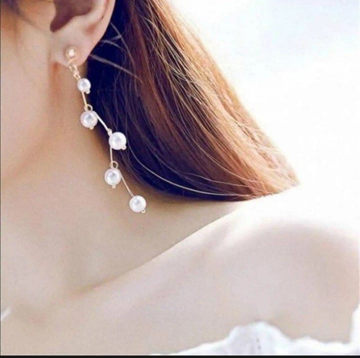 Zig Zag White Choker With Earrings – photo 1