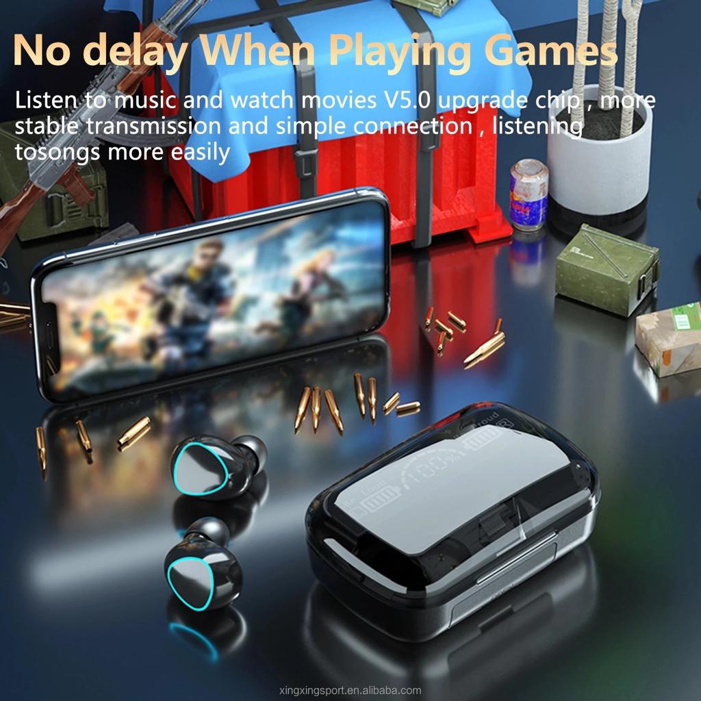 M10 Wireless Bluetooth Earbuds &amp;amp Bluetooth Earphones Noise Cancellation Hifi Quality