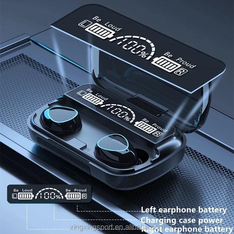 M10 Wireless Bluetooth Earbuds &amp;amp Bluetooth Earphones Noise Cancellation Hifi Quality
