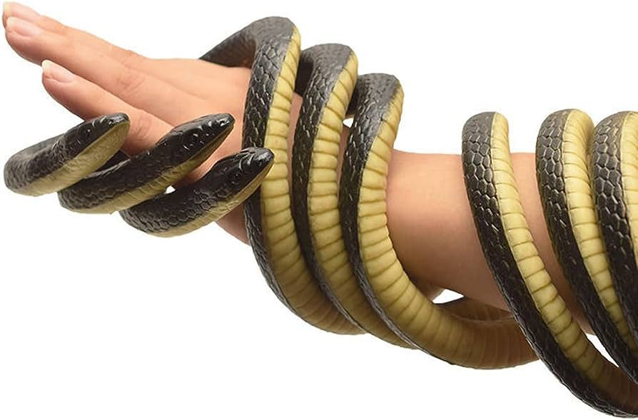 Realistic Rubber Snakes Long Fake Snake,Pranks Toy – photo 5
