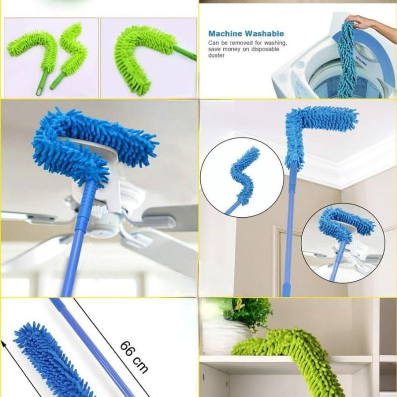 Flexible Micro Fiber Duster With Telescopic Stainless – photo 1