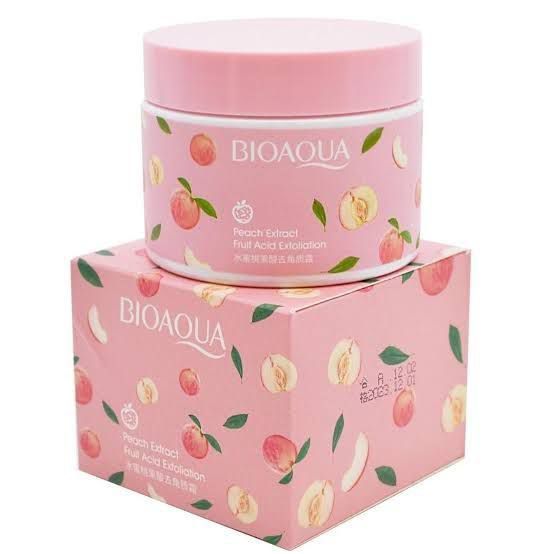 Bioaqua Peach Extract Exfoliating Face Gel Cream �Fruit Acid Gentle Peeling Gel, 140g