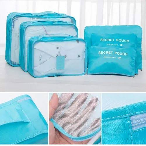 6pcs/Set Travel Storage Bag Portable Luggage Organizer – photo 2