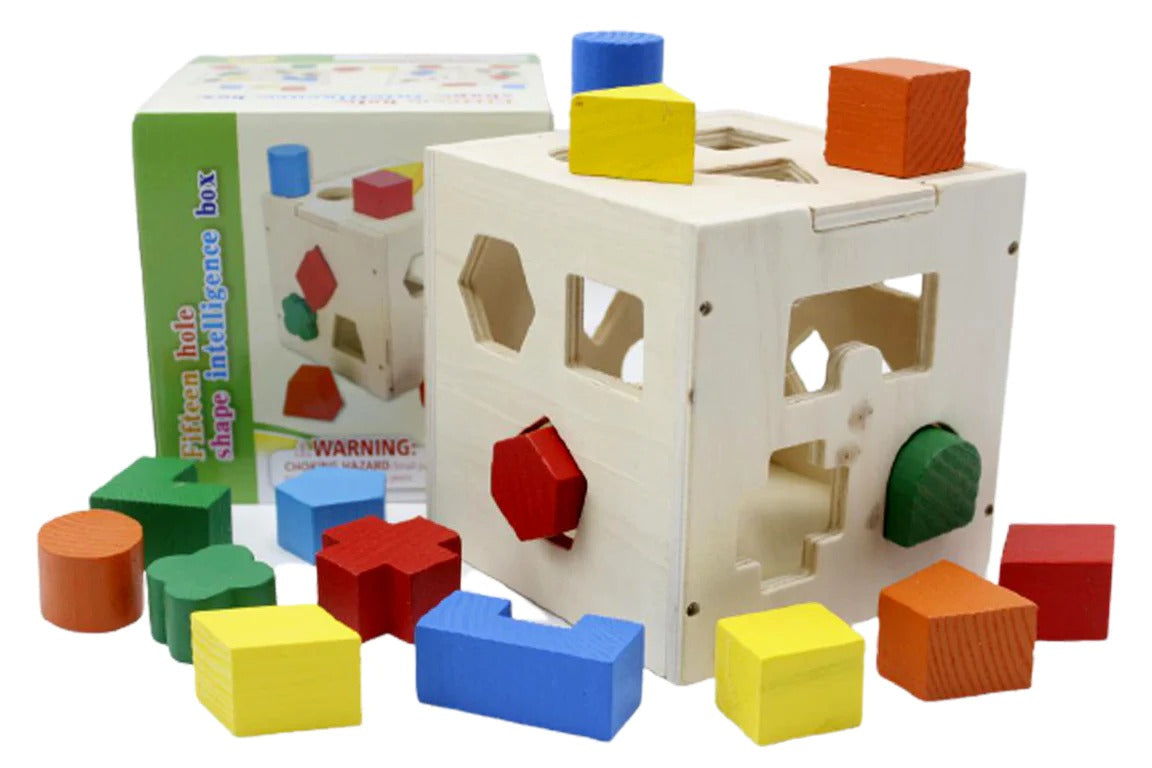 Wooden Hole Shape Intelligence Box Big Shape – photo 2