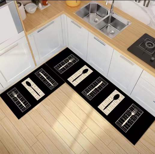 Antislip mats pack of 2pcs (Random Design)size:40*120&amp;40*60cm