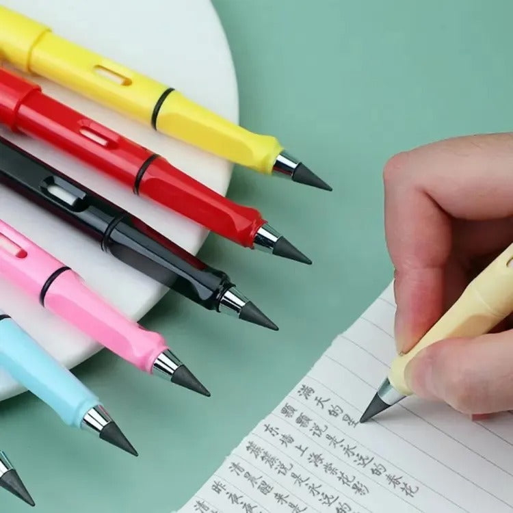 New Unlimited Technology Eternal Writing Pencil Inkless Magic Pen Pencil   (random color) MJ KS