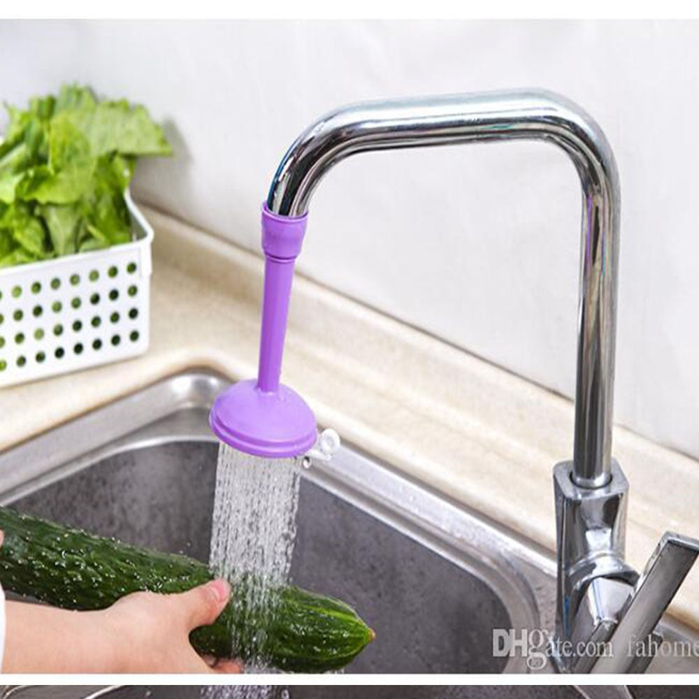 Silicone Kitchen Faucet  Kitchen Shower Splash Faucet Water-saving Filter Shower Water Rotating Spray Regulator(Random color)