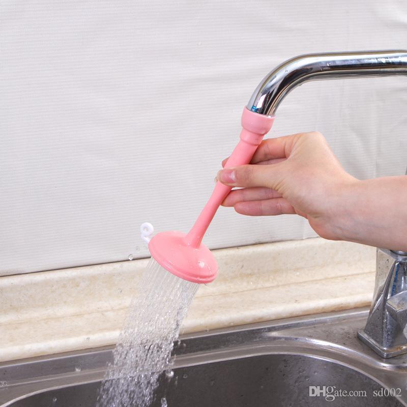 Silicone Kitchen Faucet  Kitchen Shower Splash Faucet Water-saving Filter Shower Water Rotating Spray Regulator(Random color)