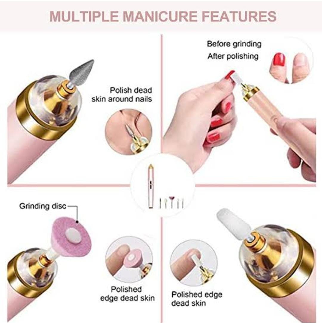 SALOON NAILS KIT (RECHARGEABLE)