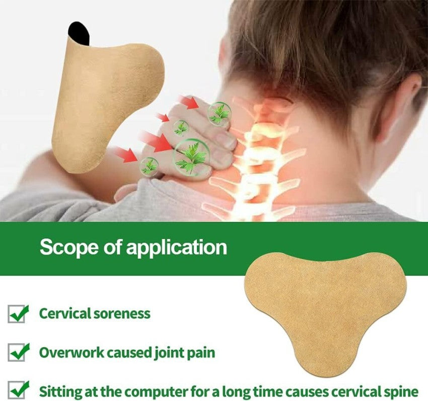 10pcs Cervical Plaster Sticker Wormwood Extract Cervical Joint Ache Fast Pain Relieving Paster Cervical Rheumatoid Arthritis Body Patches
