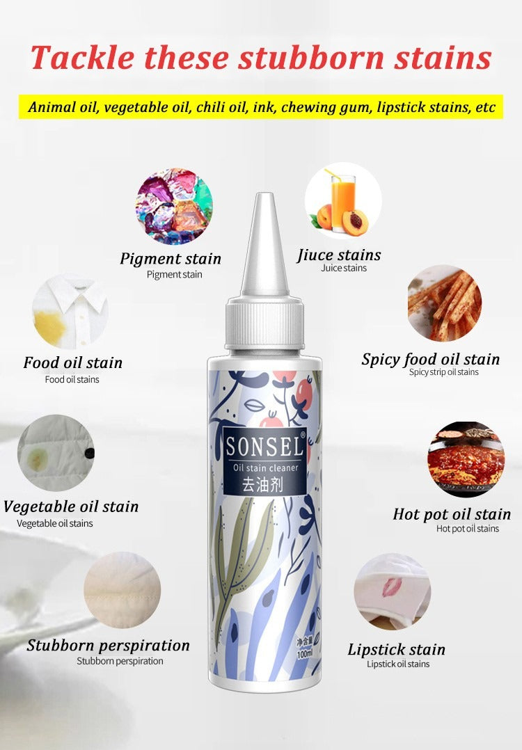 Stain Removal 100ml Sonsel  Stain Remover Clothes Strong