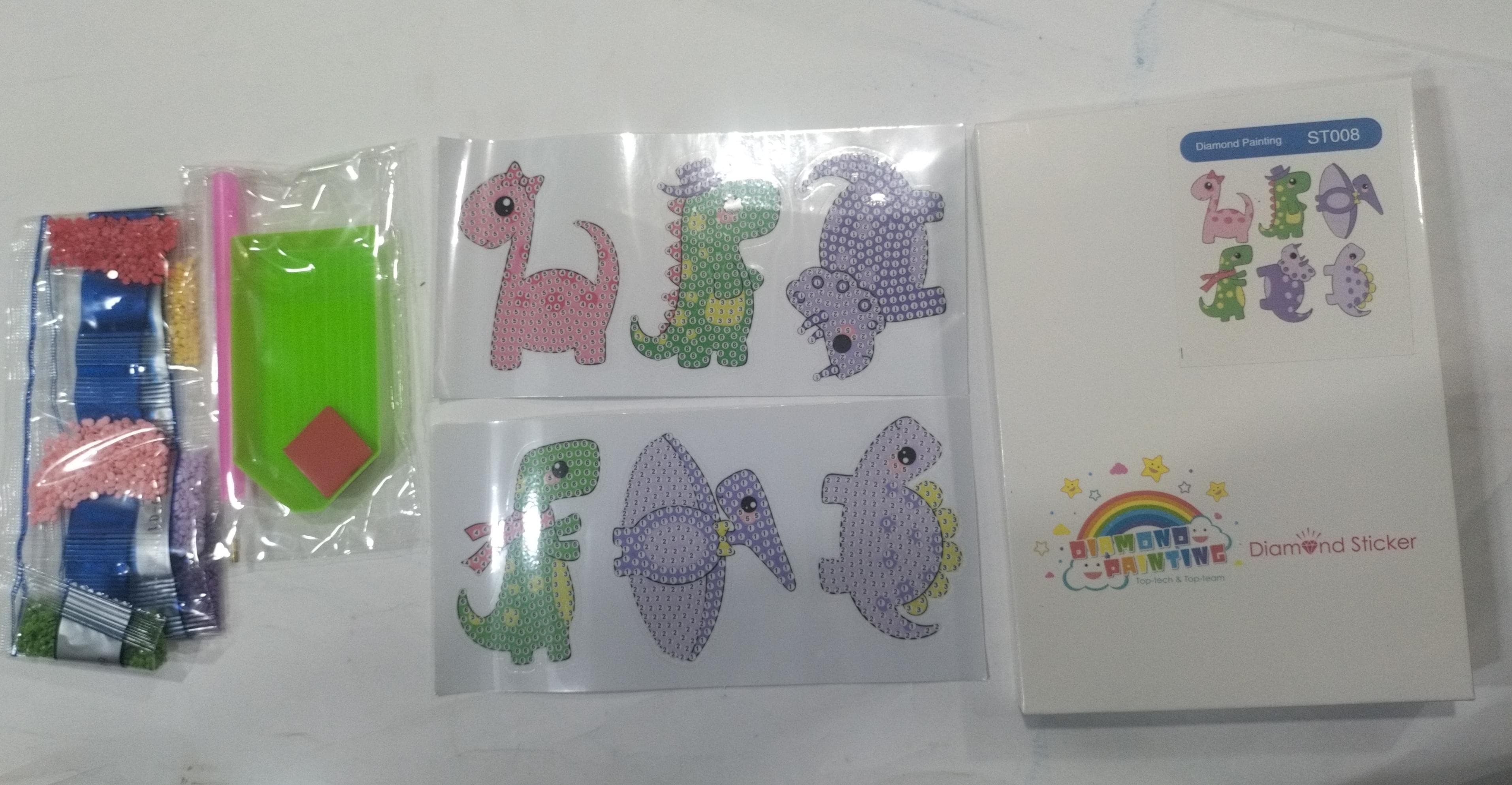 Diamond painting sticker kit ( for kids )random designs