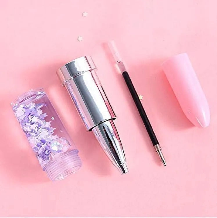 Lipstick Gel Pen Colorful Cute Black Ink Pen - 1 pc (random colors)