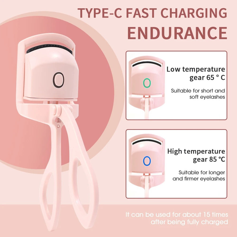 Automatic eyelash curler  | Electric Eyelash Curler, Eye Beauty Makeup Tools, Long Lasting Curling (random Color)