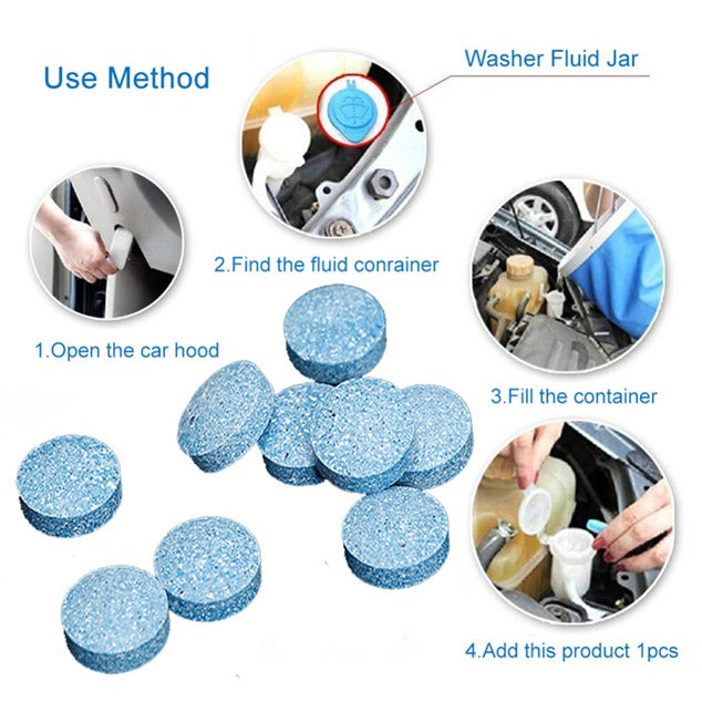 10PCS Car Windshield Cleaner Solid Cleaner Effervescent – photo 4