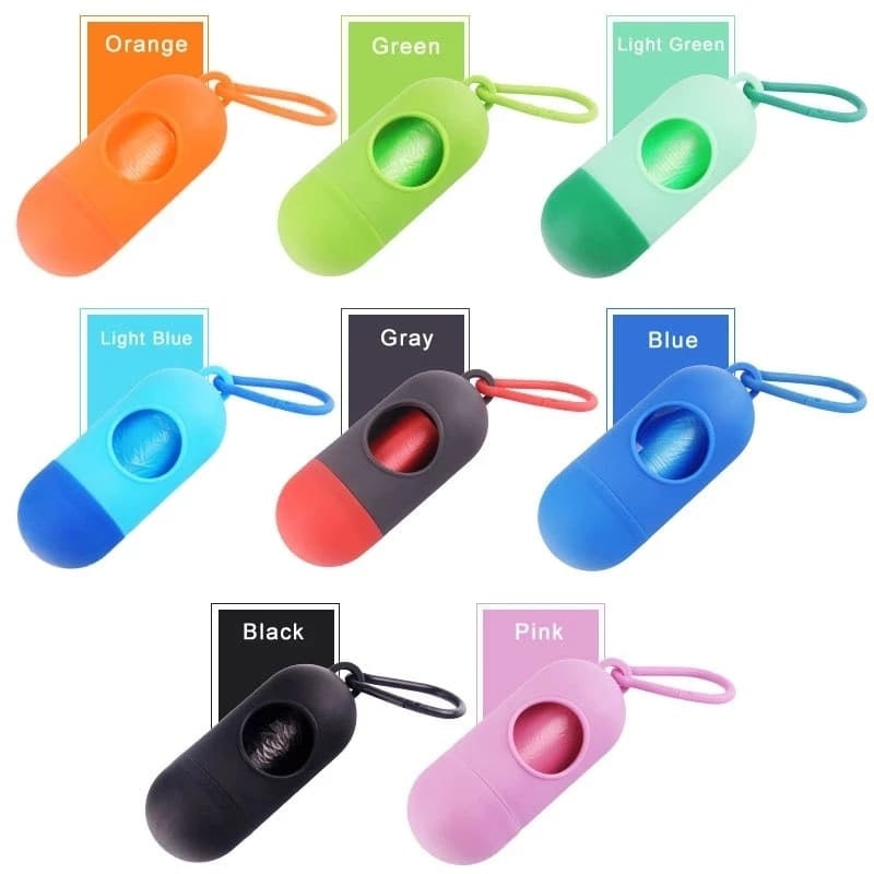 Disposable Baby Diapers Bag Box Kit  - With Dispenser Lead Clip (Random Color)