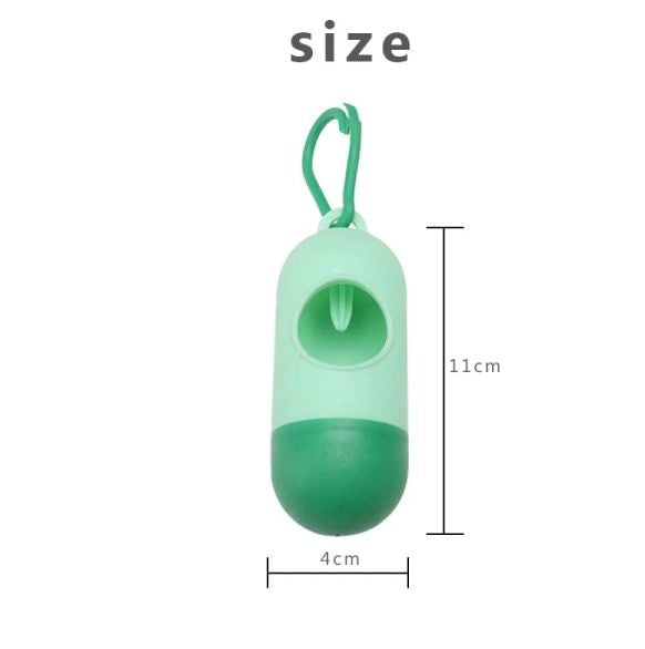 Disposable Baby Diapers Bag Box Kit  - With Dispenser Lead Clip (Random Color)