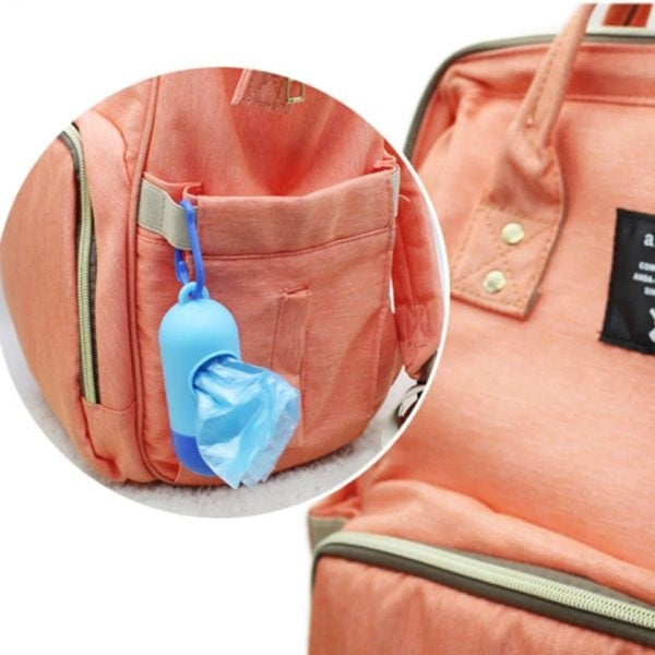 Disposable Baby Diapers Bag Box Kit  - With Dispenser Lead Clip (Random Color)