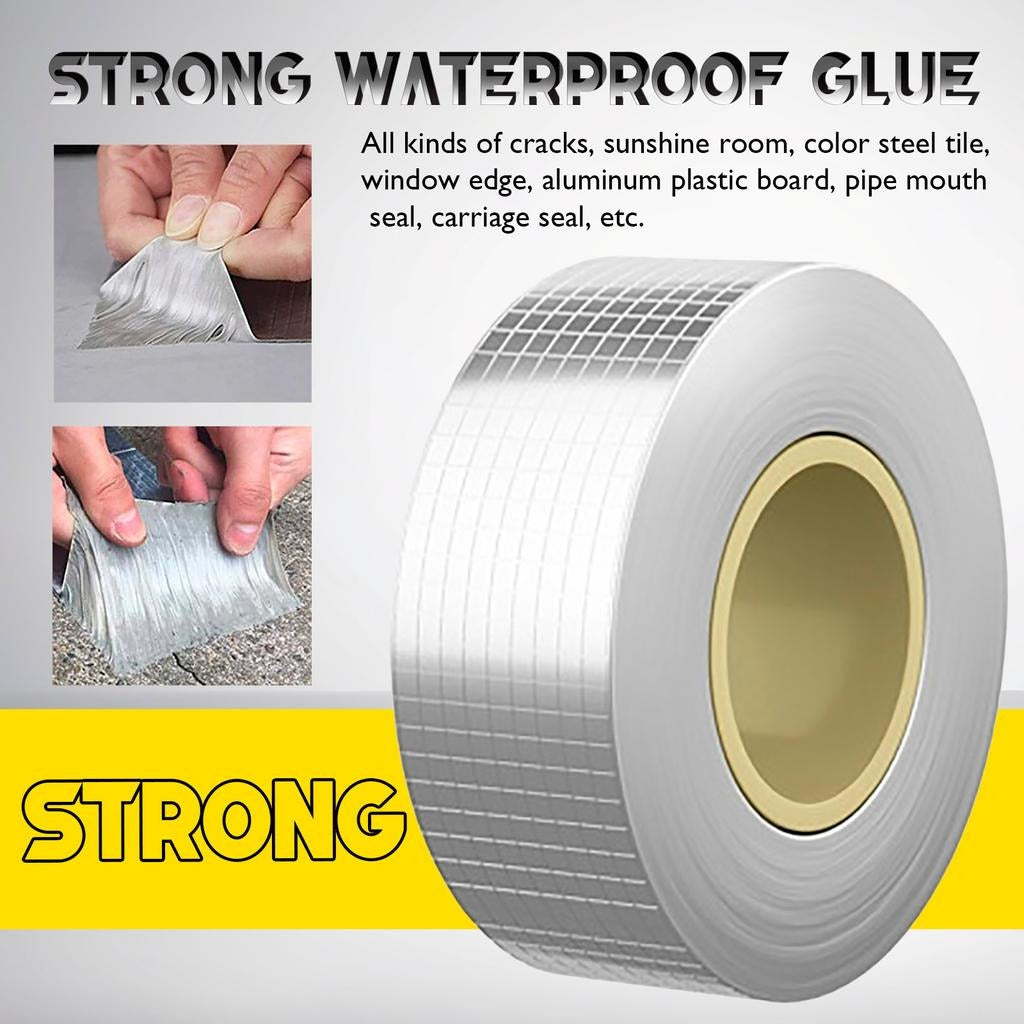 Aluminum Foil Butyl Rubber Tapes Self Adhesive