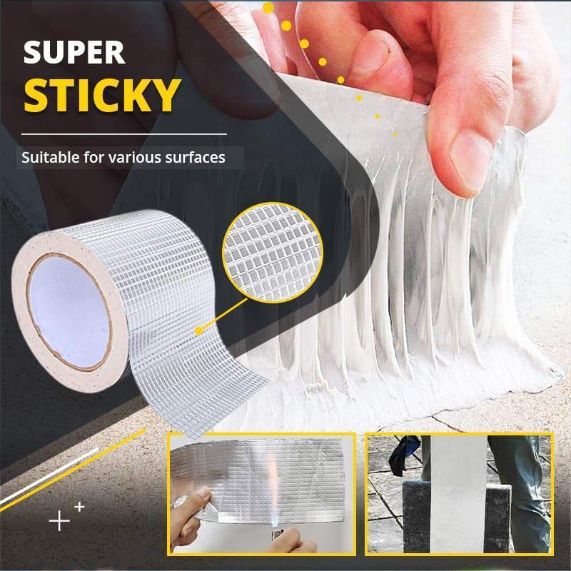 Aluminum Foil Butyl Rubber Tapes Self Adhesive