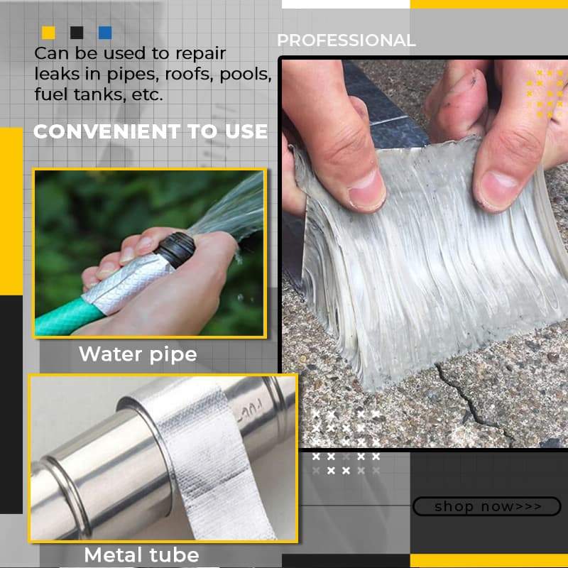 Aluminum Foil Butyl Rubber Tapes Self Adhesive